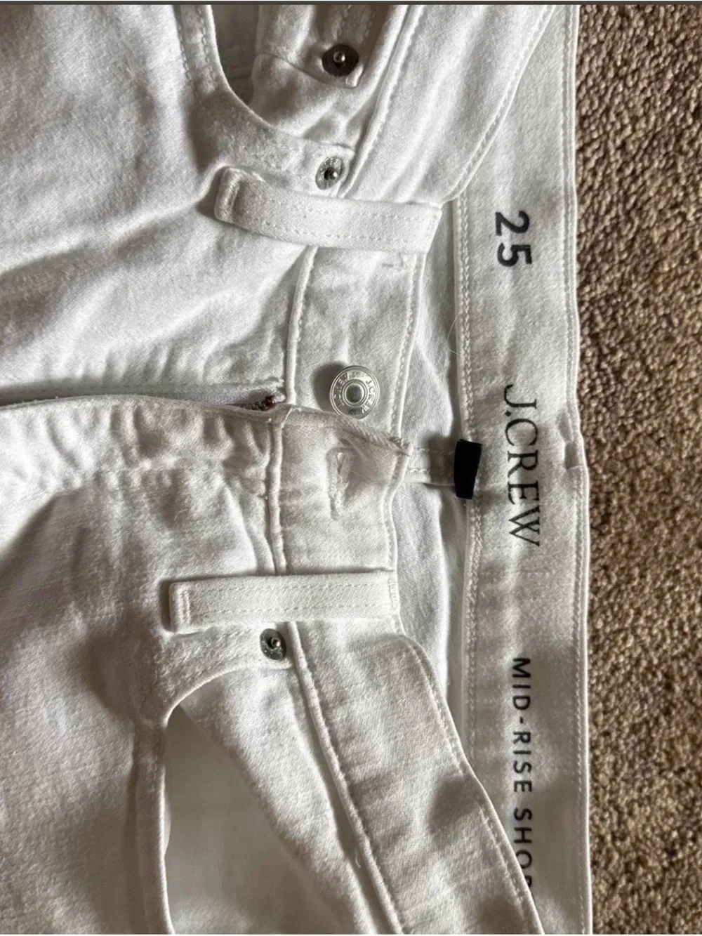 J. Crew loops hem frayed